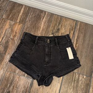 Pilcro Dark Denim Jean Shorts